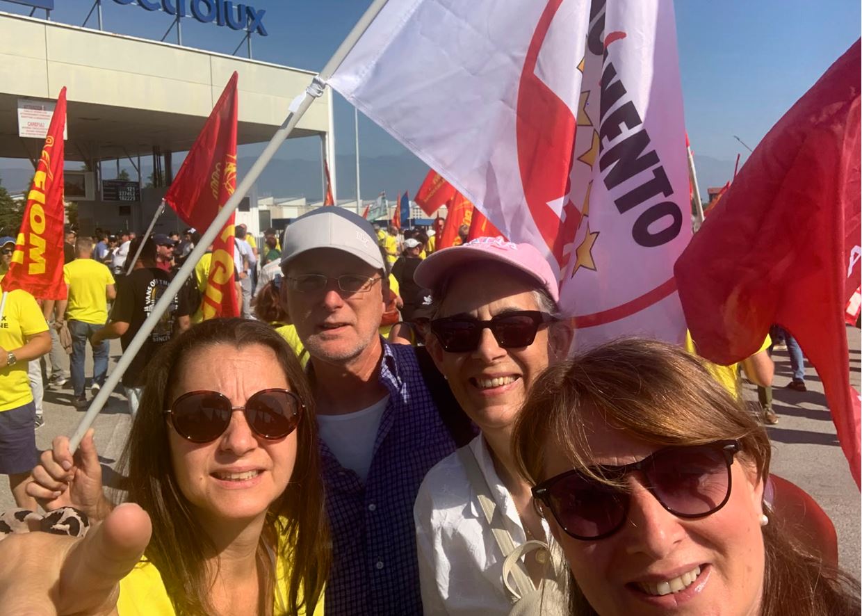 ELECTROLUX. CAPOZZI (M5S): A CORTEO DI PORCIA PER IMPEGNO SEMPRE FORTE